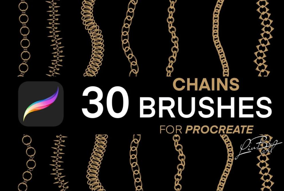 High Quality Chain Brushes for Procreate
