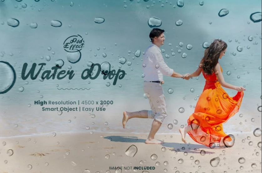 water drop Photo Effect