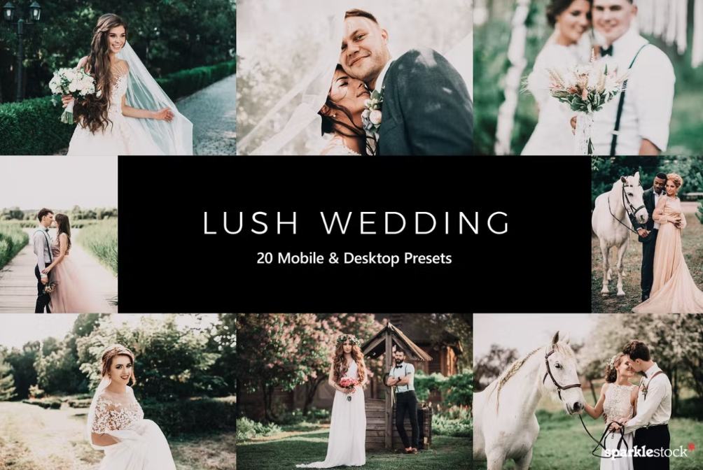 Lush Wedding Preset for Mobile and Desktop