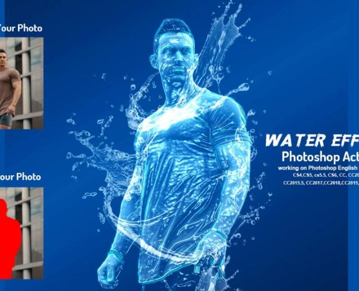 15+ Water Splash Photoshop Action ATN Free Download