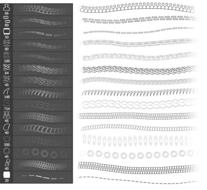 27+ FREE & Procreate Chain Brush Download