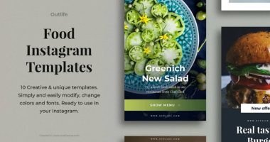 Food Instagram Post Templates