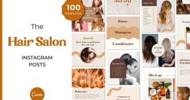 Salon Instagram Post Template