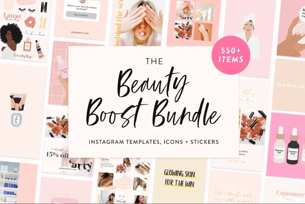 Beauty Blogger Instagram Post Templates