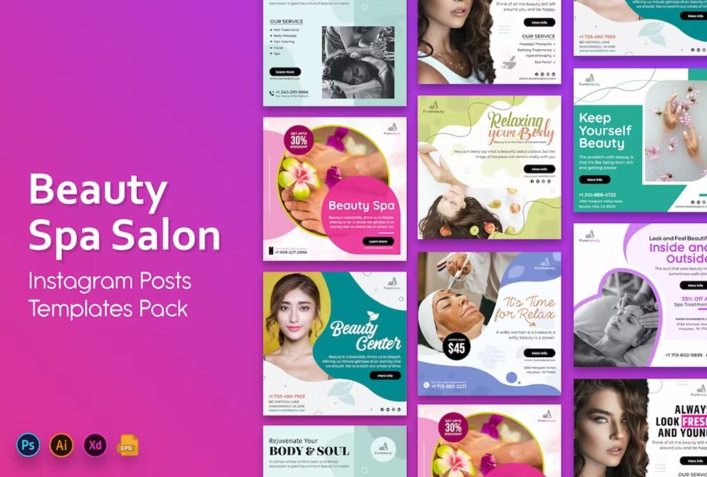 Beauty Spa Instagram Pack
