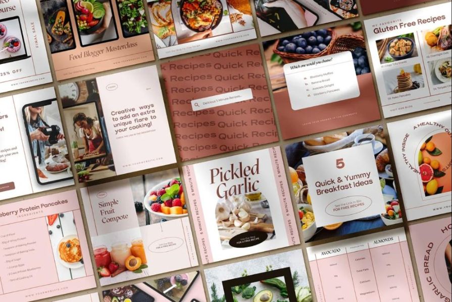 Cooking Blog Post Templates