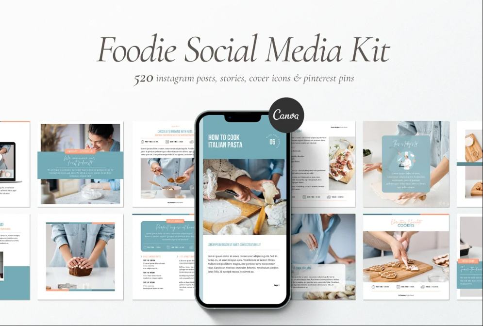 Creative Foodie Social Media Kit