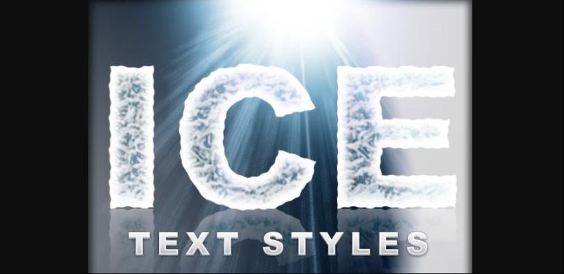 Creative Frozen Ice Fonts