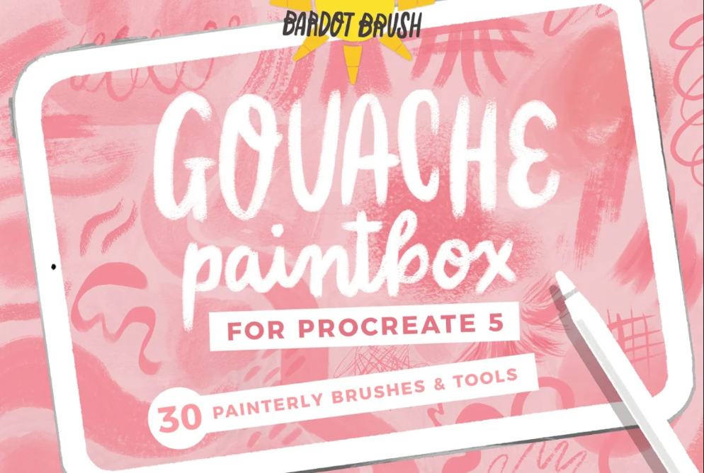 Creative Gouache Paint Brushes