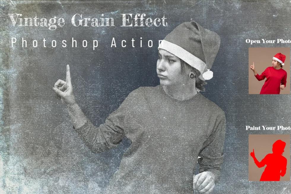Creative Vintage Grain Effect