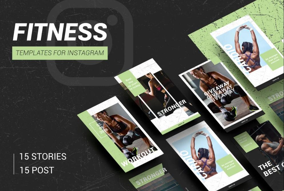 Fitness and Gym Post Templates