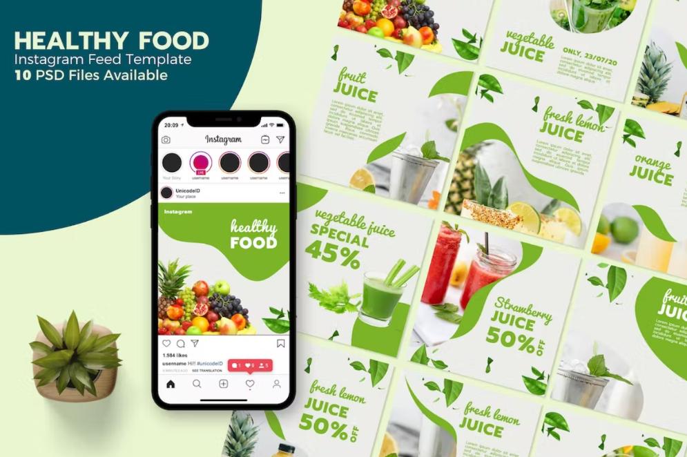 Food Promotional Post Templates