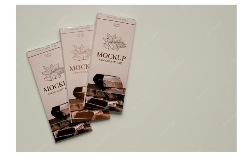 Free Chocolate Bar Mockup
