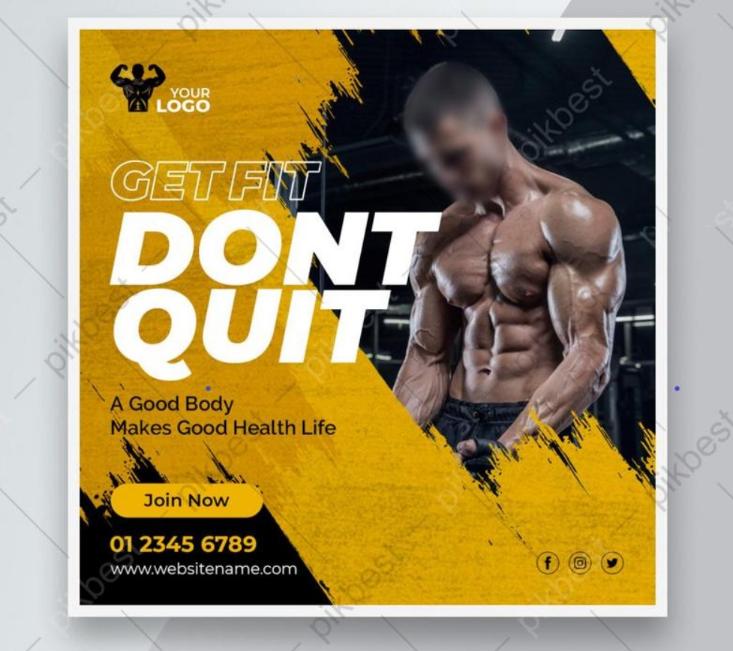 Free Gym Poster Templates