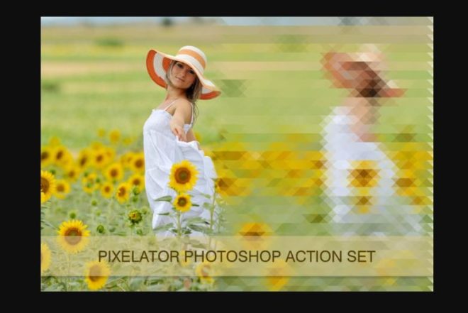 pixelated photoshop action free download