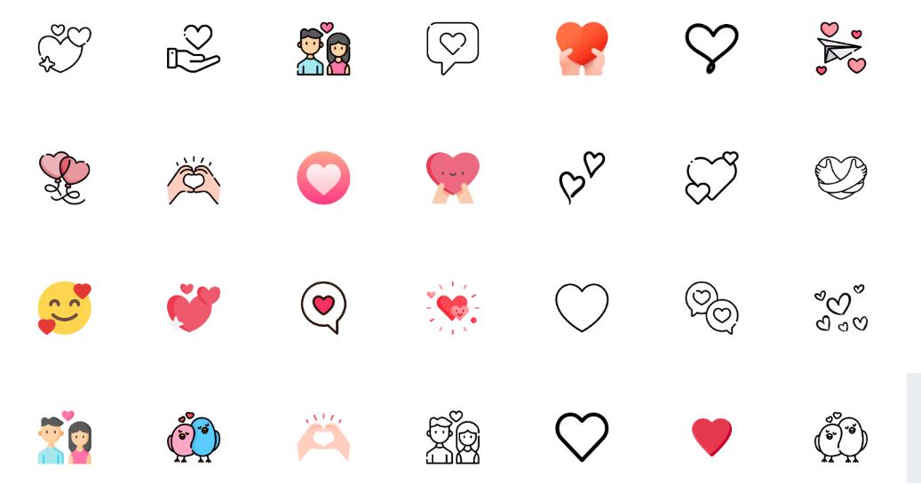 Free Simple Love Icons