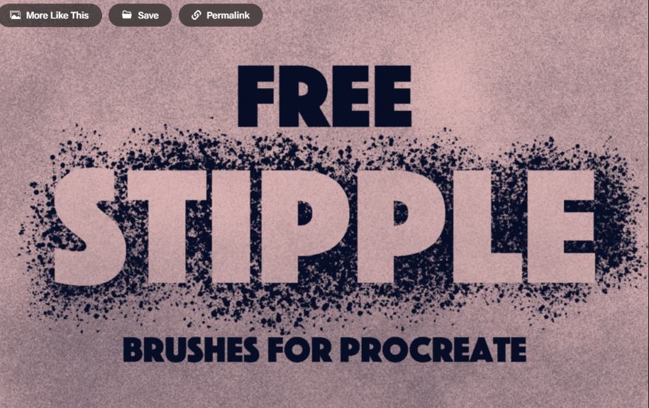 Free Stipple Brushes for Procreate