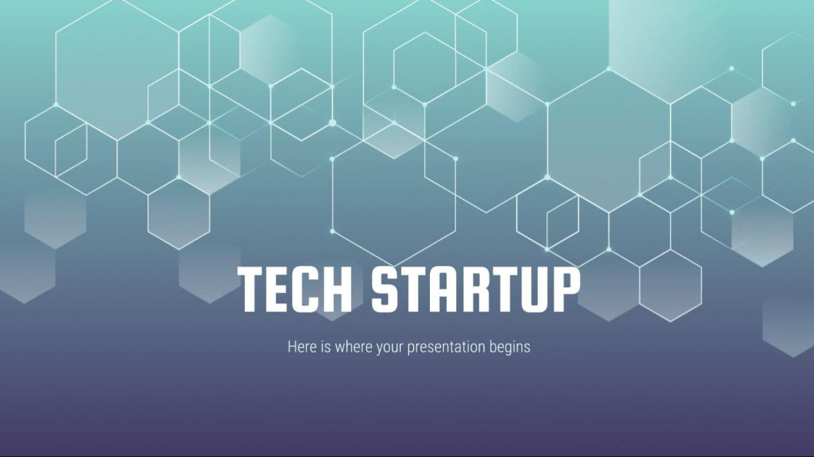 Free Tech Startup Presentation