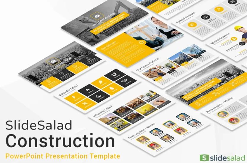 Fully Editable Construction Slides