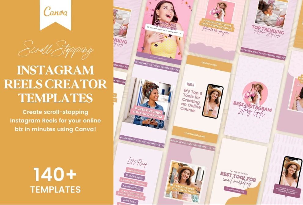 15+ Instagram Reels Template PSD Canva FREE - Graphic Cloud