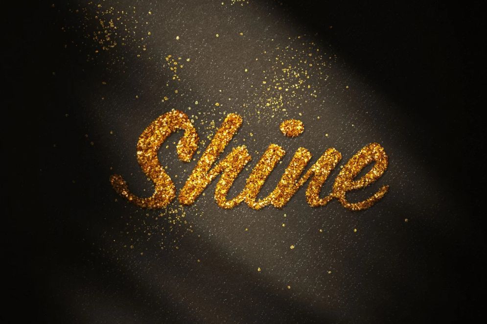 Luxury Shimmer Text Effect
