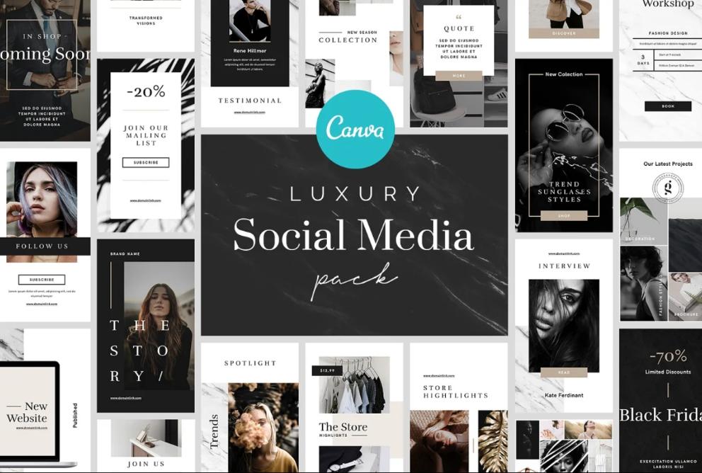 Luxury Social Media Pack Set