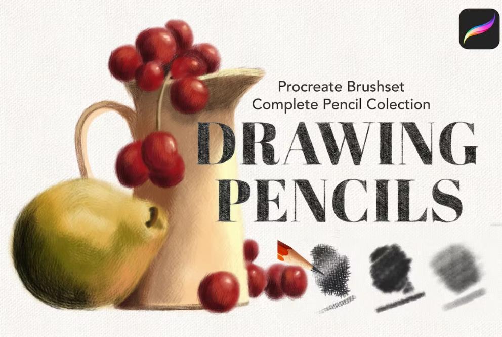 Pencil Drawing Procreate Brushes