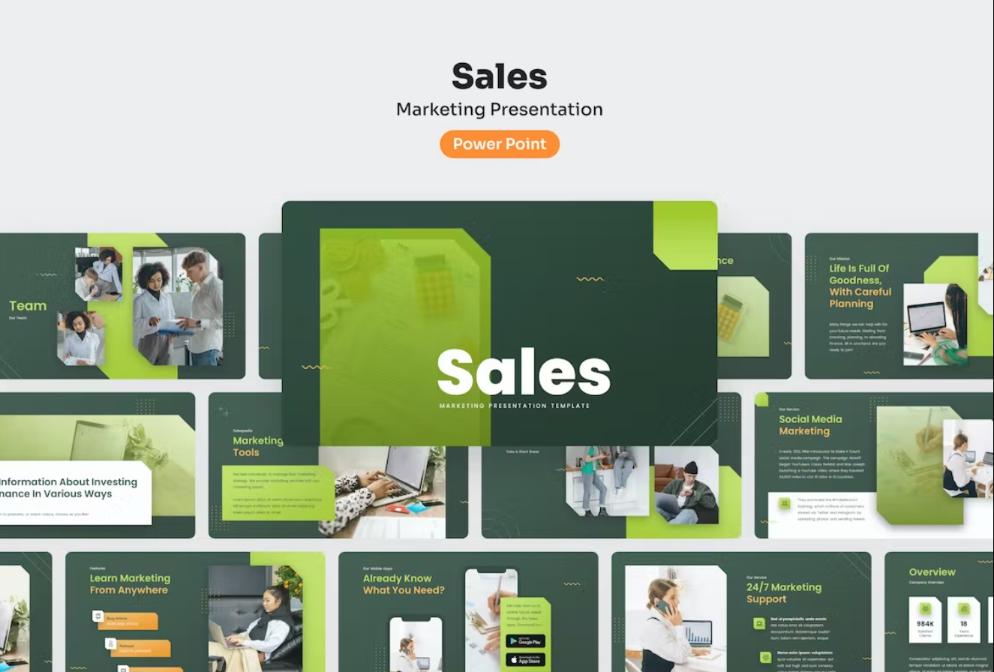 Sales Marketing PowerPoint Template