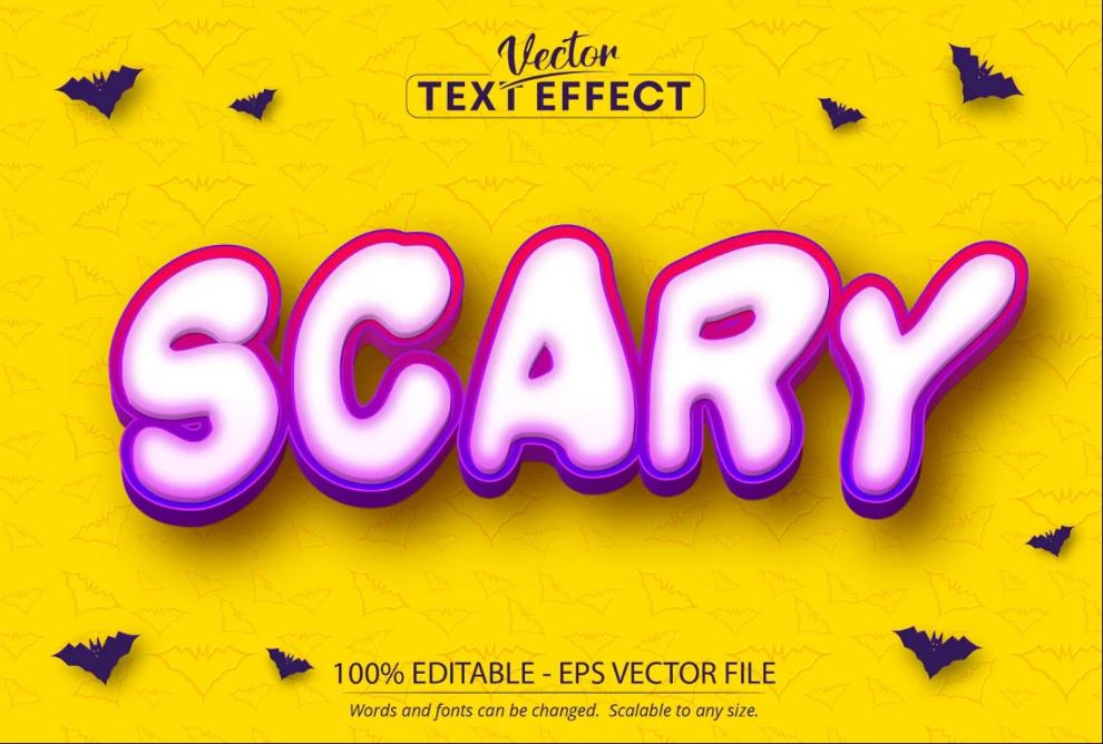 Scary Halloween Text Effect