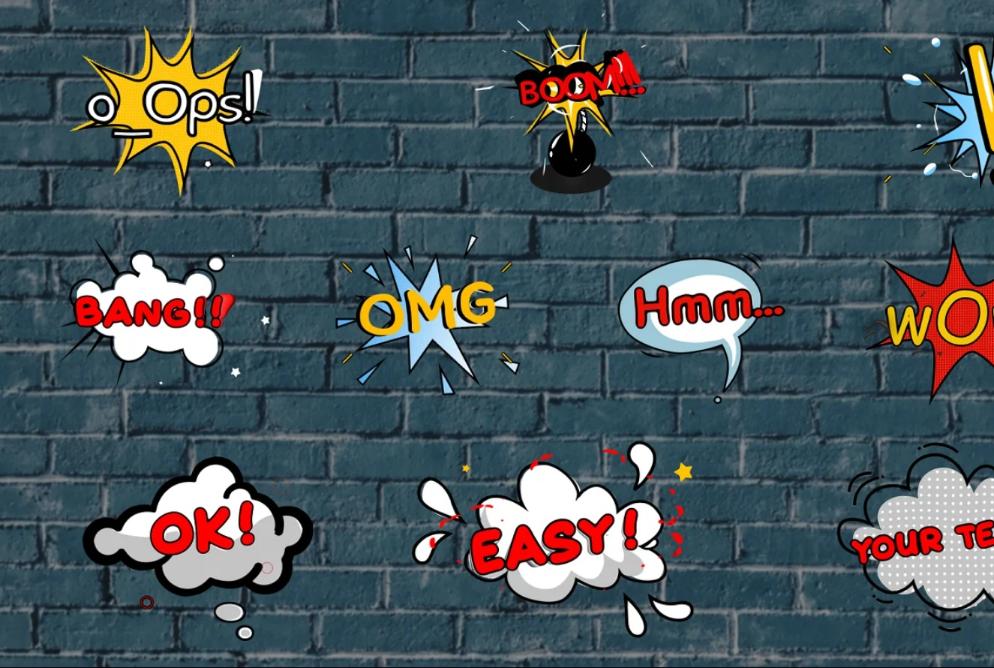 Simple Cartoon Text Effects 
