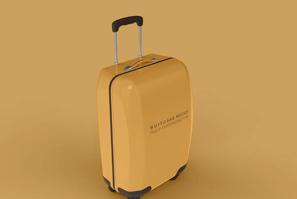 Simple Suitcase Mockup Template
