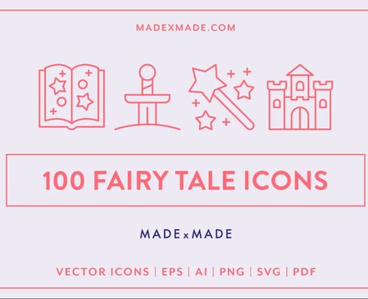 15+ Fairy Tale Icons SVG EPS AI FREE Download