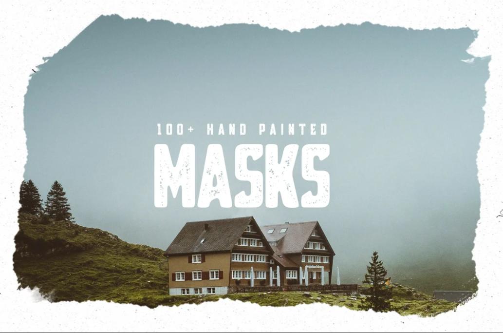 100 Hand painted Masks