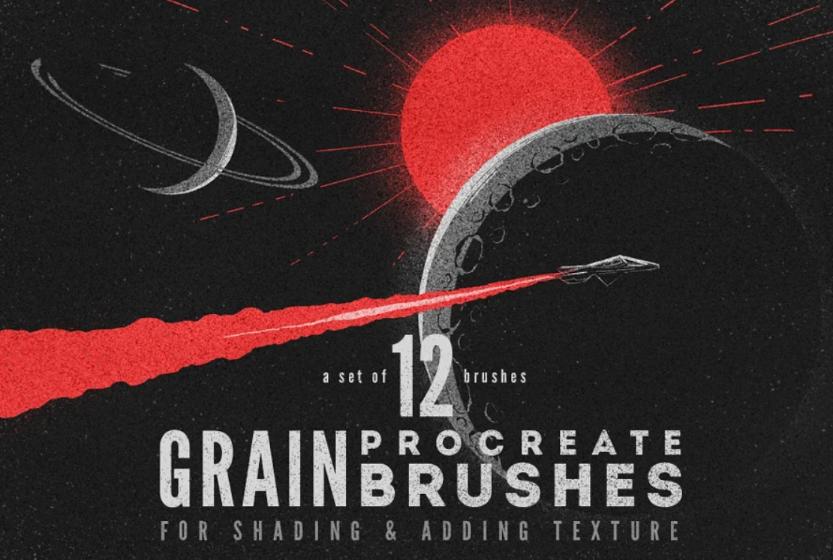 12 Grain and Noise Brushes