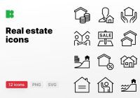 Realtor Icons Set