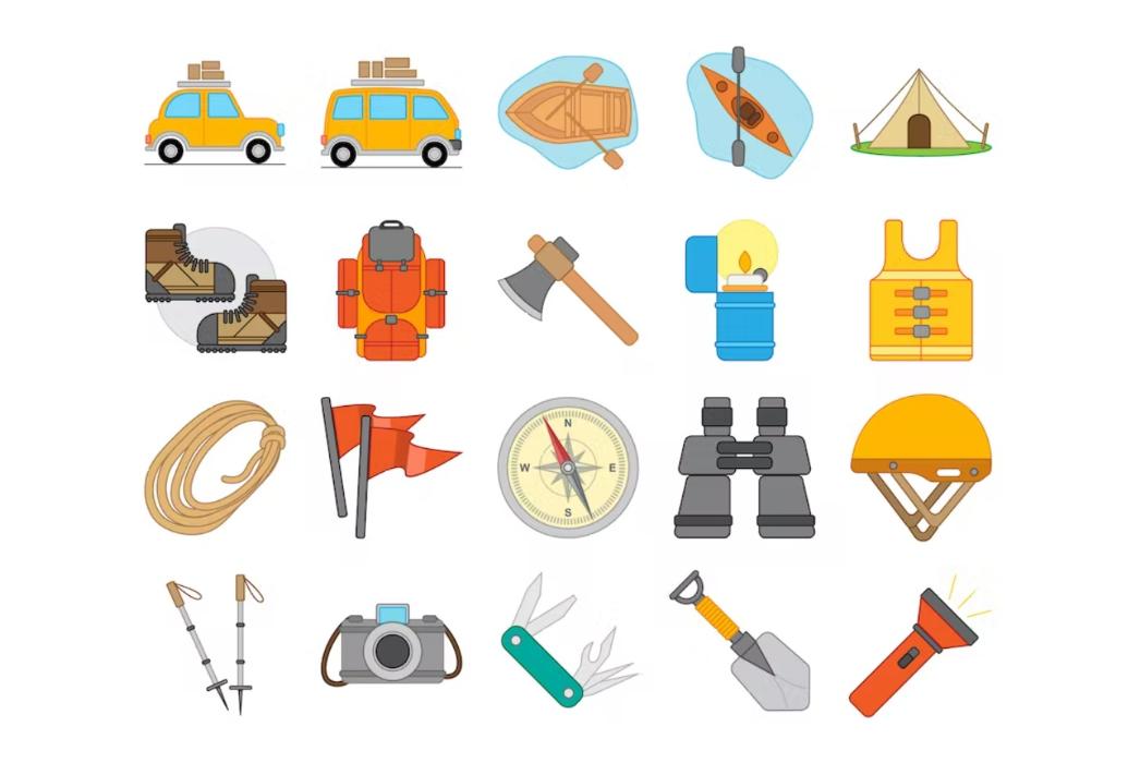 20 Equipment Icons Set