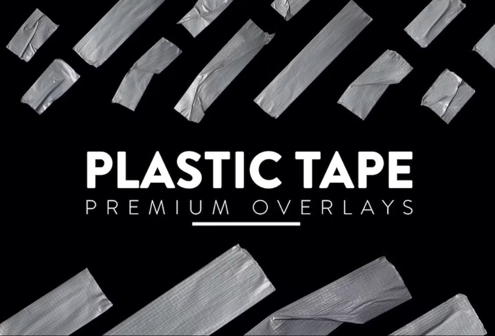 Plastic Tape Textures Set
