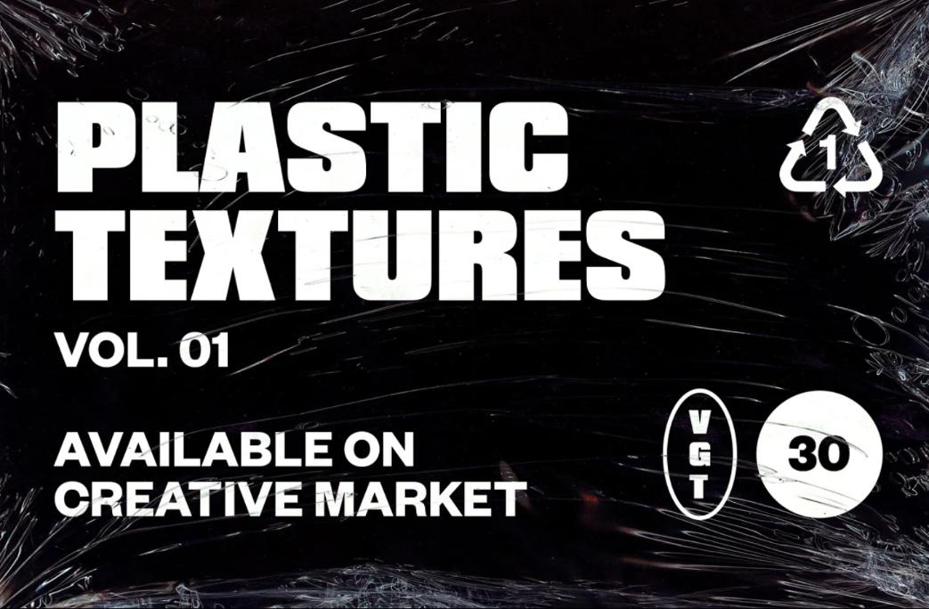 30 Plastic Shrink Textures Set