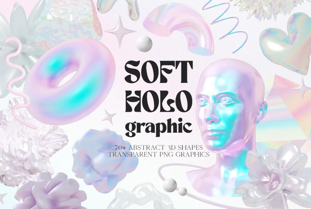 3D Soft Holographic Shapes