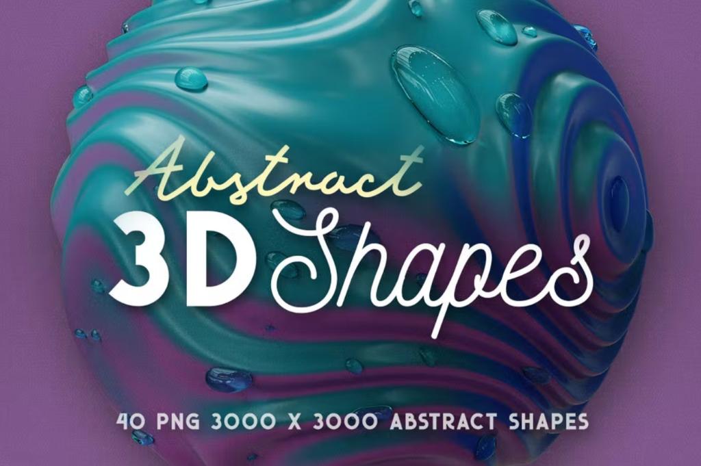 40 Abstract 3D Shapes
