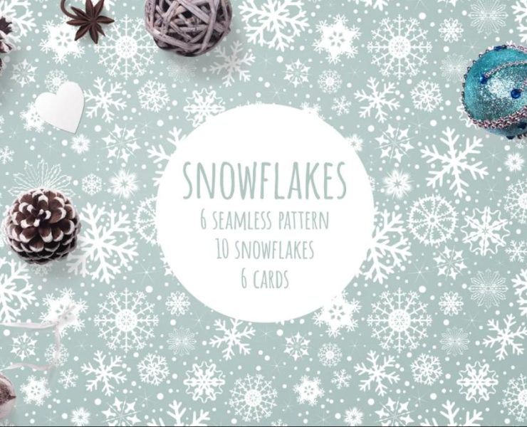 15+ Snowflake Patterns PNG AI EPS Download