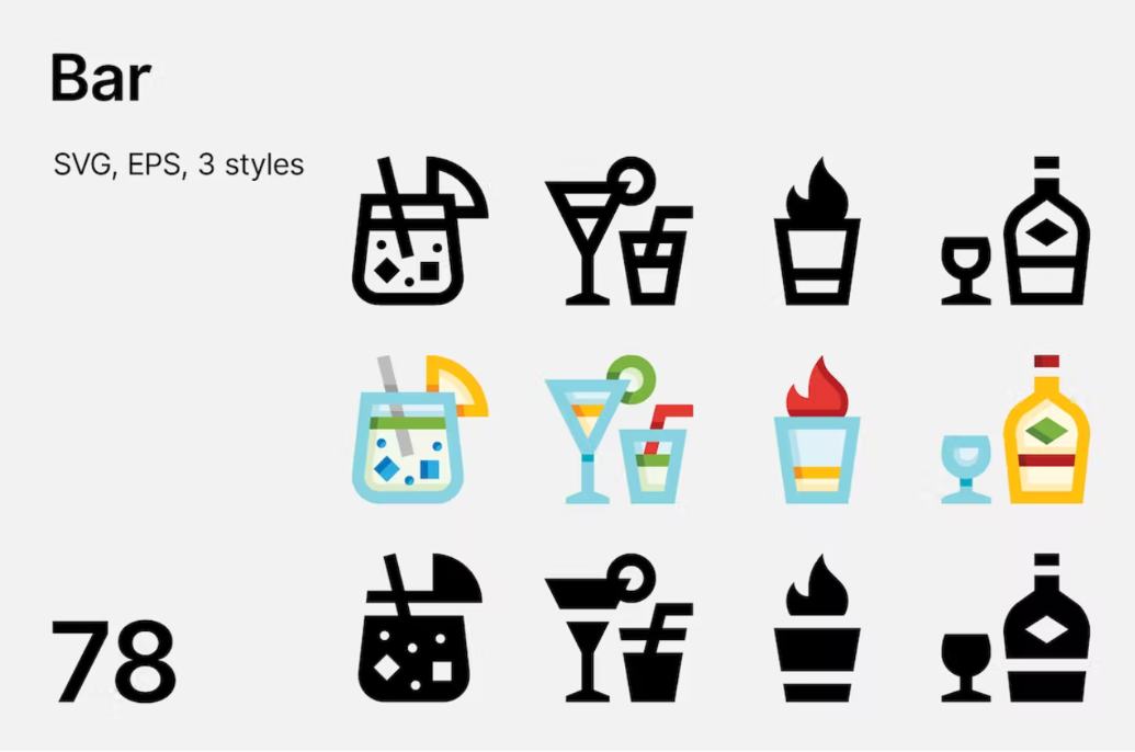 78 SVG and EPS Icons