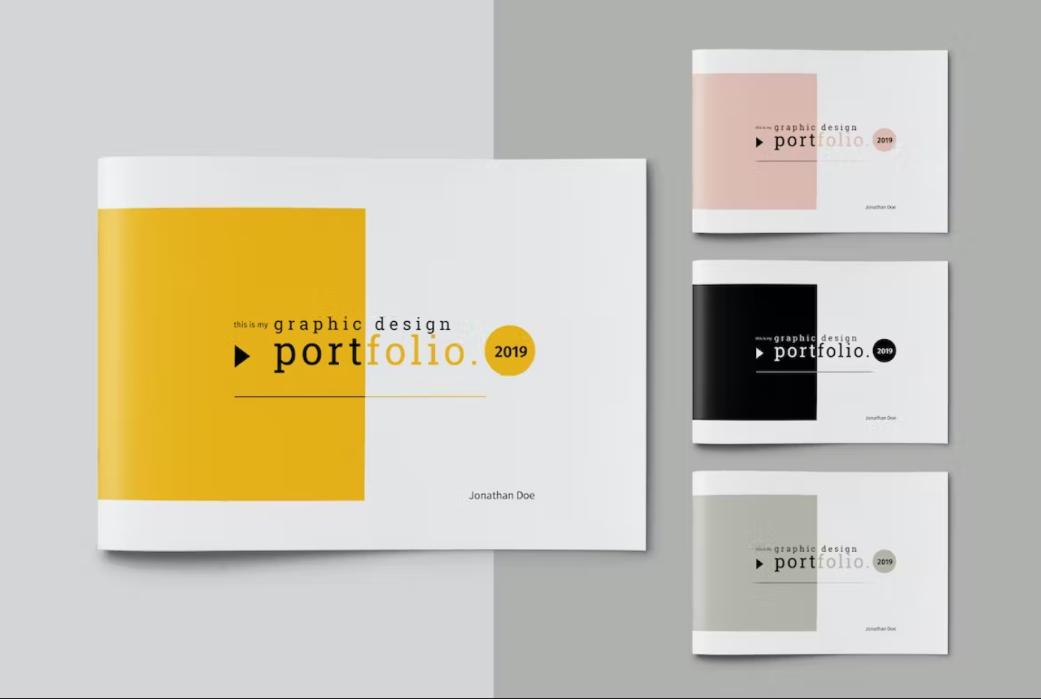 A4 and US Letter Portfolio Layouts