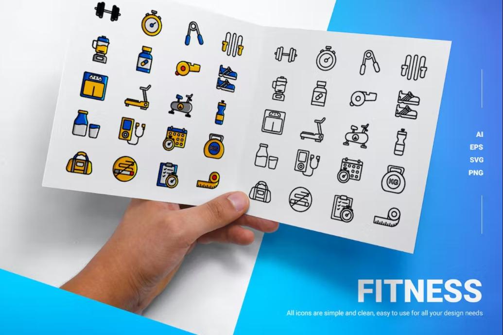 Ai and EPS Vector Icons Set