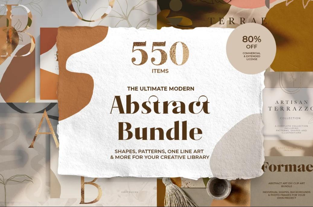 Artistic Abstract Shappes Bundle