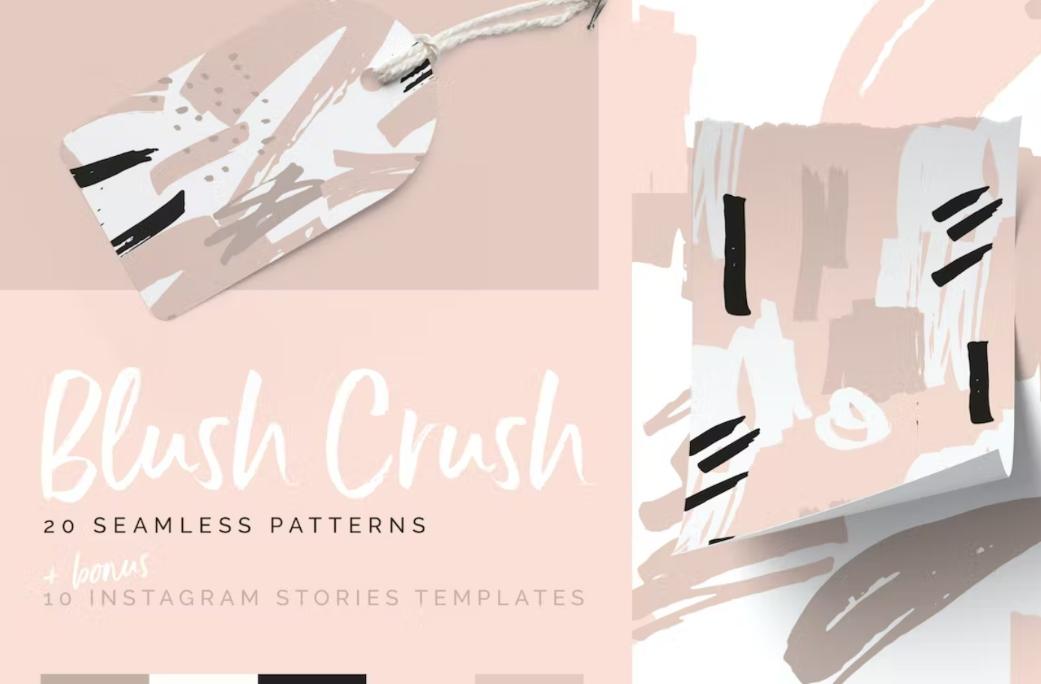 Blush Seamless Pattern Design