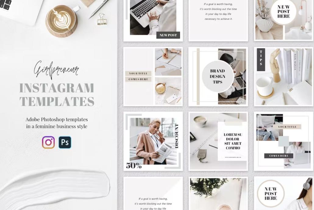 Business Instagram PS Templates