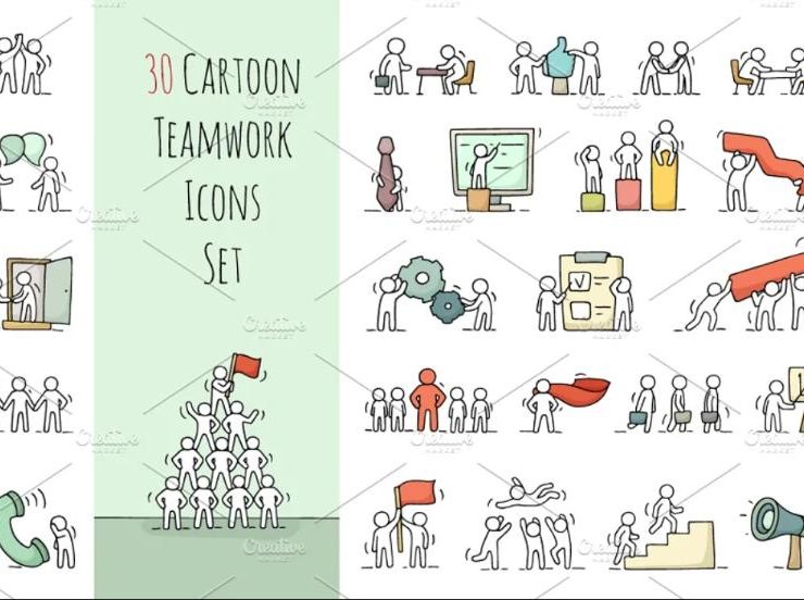 15+ Teamwork Icons PNG SVG FREE Download