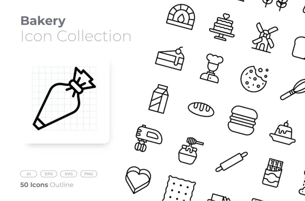Clean Vector Icons Set
