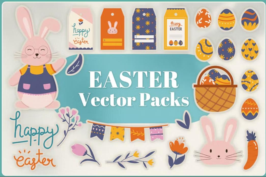 Creative Easter Vector Pack